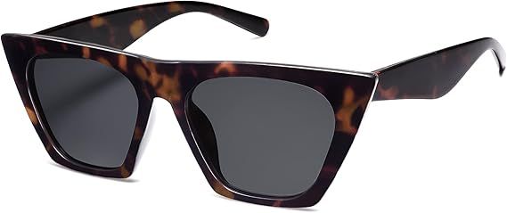 SOJOS Trendy Oversized Square Cateye Polarized Sunglasses for Women and Men | Amazon (US)