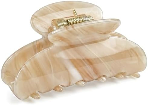 Mistofu Pinzas grandes de acetato para el cabello, lindas pinzas antideslizantes para el cabello ... | Amazon (US)