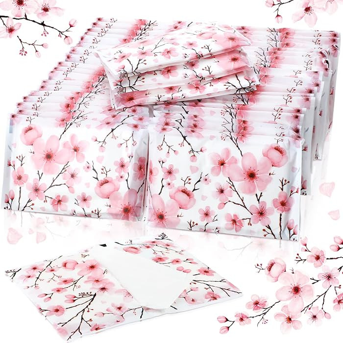 Geyee 50 Packs Tissue Travel Size Facial Paper Napkins Travel Packs Disposable Pocket Tissues for... | Amazon (US)