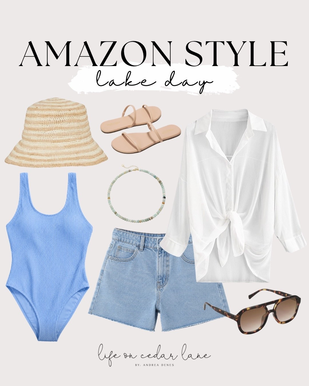 Summer style essentials from Amazon! Perfect for a day by the lake. #amazonstyle #lakeday

#LTKOver40 #LTKSaleAlert #LTKSwim