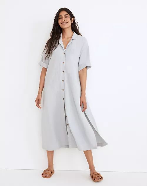 Lightestspun Cover-Up Maxi Shirtdress | Madewell