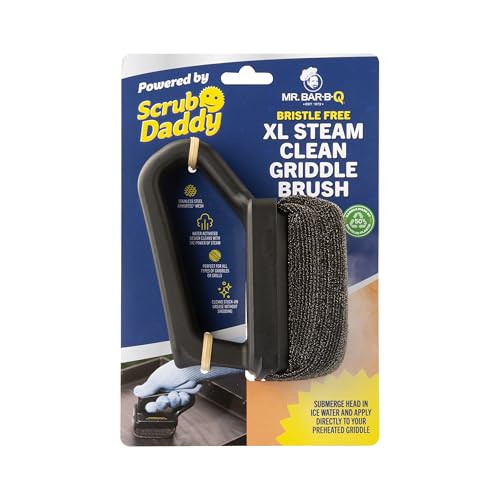 Mr. Bar-B-Q Bristle Free XL Steam Clean Griddle Brush Powered by Scrub Daddy | Amazon (US)