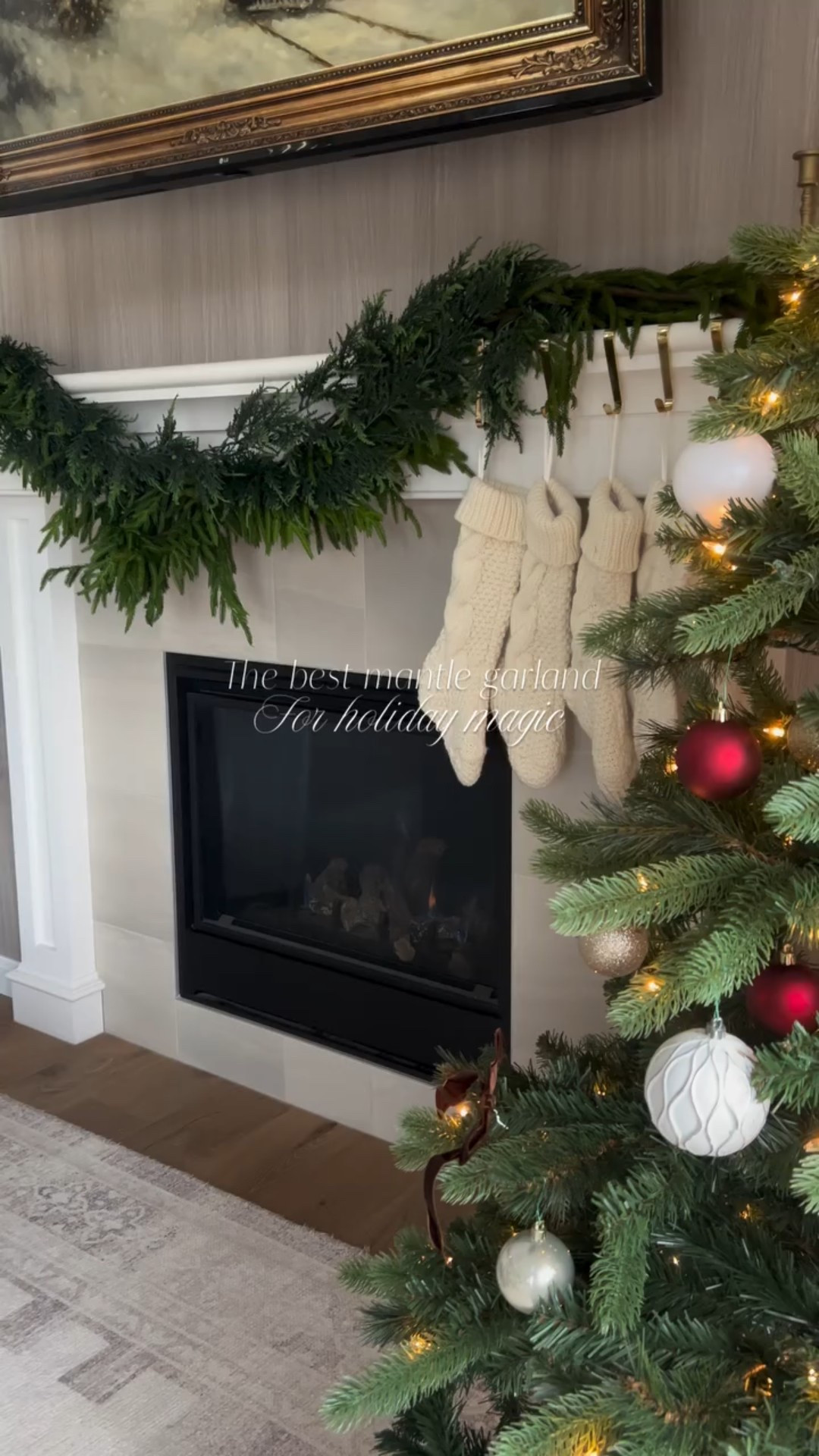 My favorite garland combo for the perfect Christmas mantle! 🎄

Comment GARLAND and I will send you the link directly to your inbox! 
.
.
.
.
#christmasmantle #holidaydecorating #christmas2025 #mantledecor #holidaymantle #christmashomedecor #garland #christmasgarland