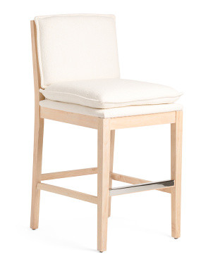 38in Semi Attached Cushion Counter Stool | Chairs & Seating | Marshalls | Marshalls