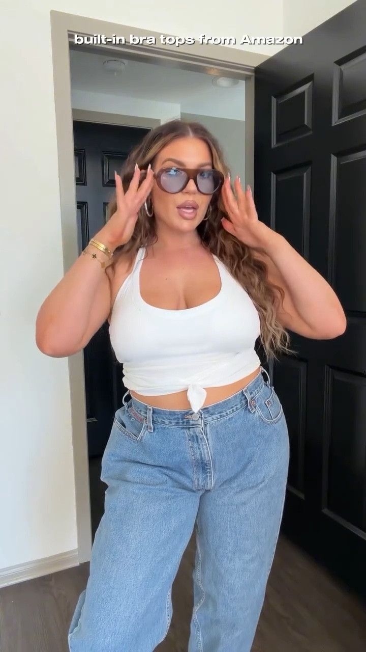 Amazon BUILT IN BRA tops! These are amazing quality, have built-in padding and shelf bras! Im wearing a L in all styles!

#LTKootd #LTKgrwm #LTKMidsize