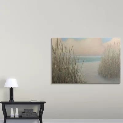 Beach Trail I' by James Wiens Painting Print Size: 40" H x 60" W x 1.5" D | Wayfair North America