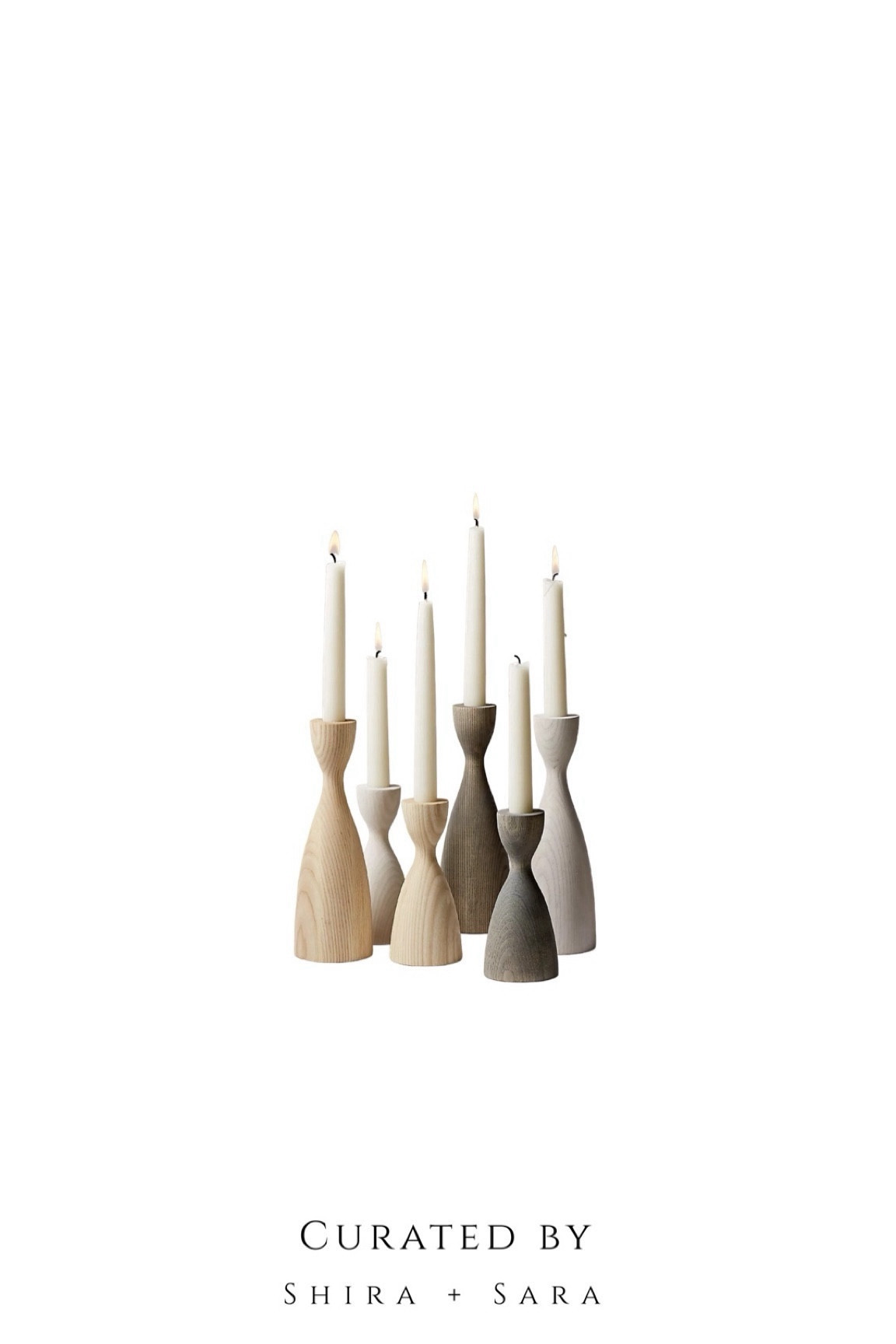 These carved wood candleholders are the perfect accent to any sideboard or buffet. 🕯️🕯️ 
[Link in bio and highlights to shop.]
xx, Shira + Sara 🤍
#CuratedByShiraAndSara #HomeFinds #CandleHolder

#LTKhome