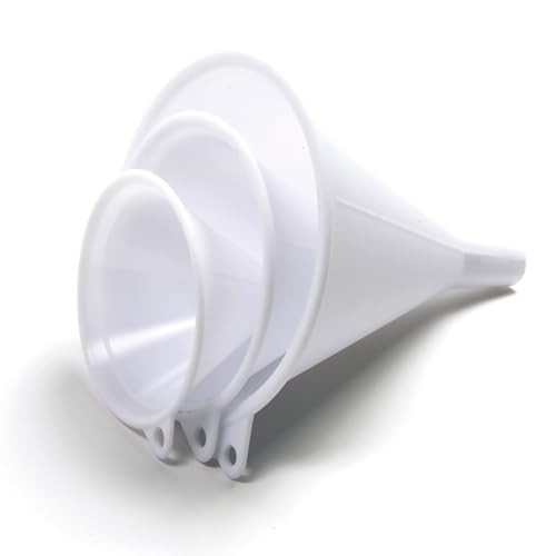 Norpro Plastic Funnel, Set of 3, Set of Three, White | Amazon (US)
