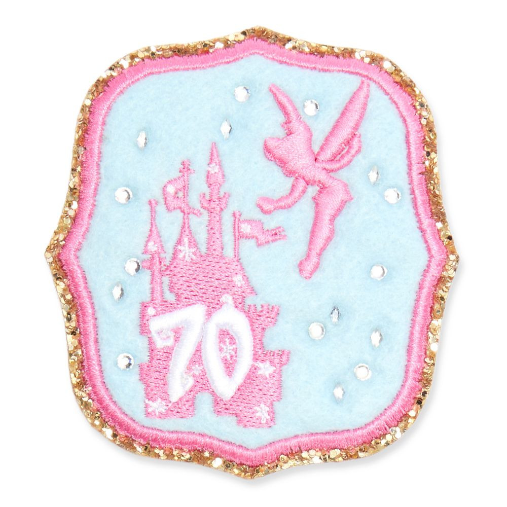 Tinker Bell and Sleeping Beauty Castle Patch by Stoney Clover Lane – Disneyland 70th Anniversar... | Disney Store