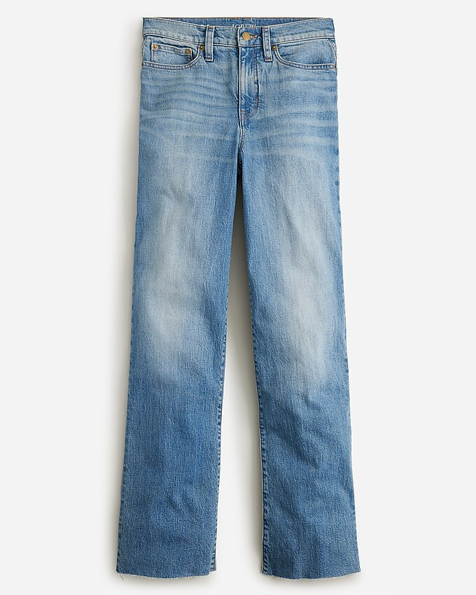 Full-length slim wide-leg jean in Tea Time wash | J. Crew US