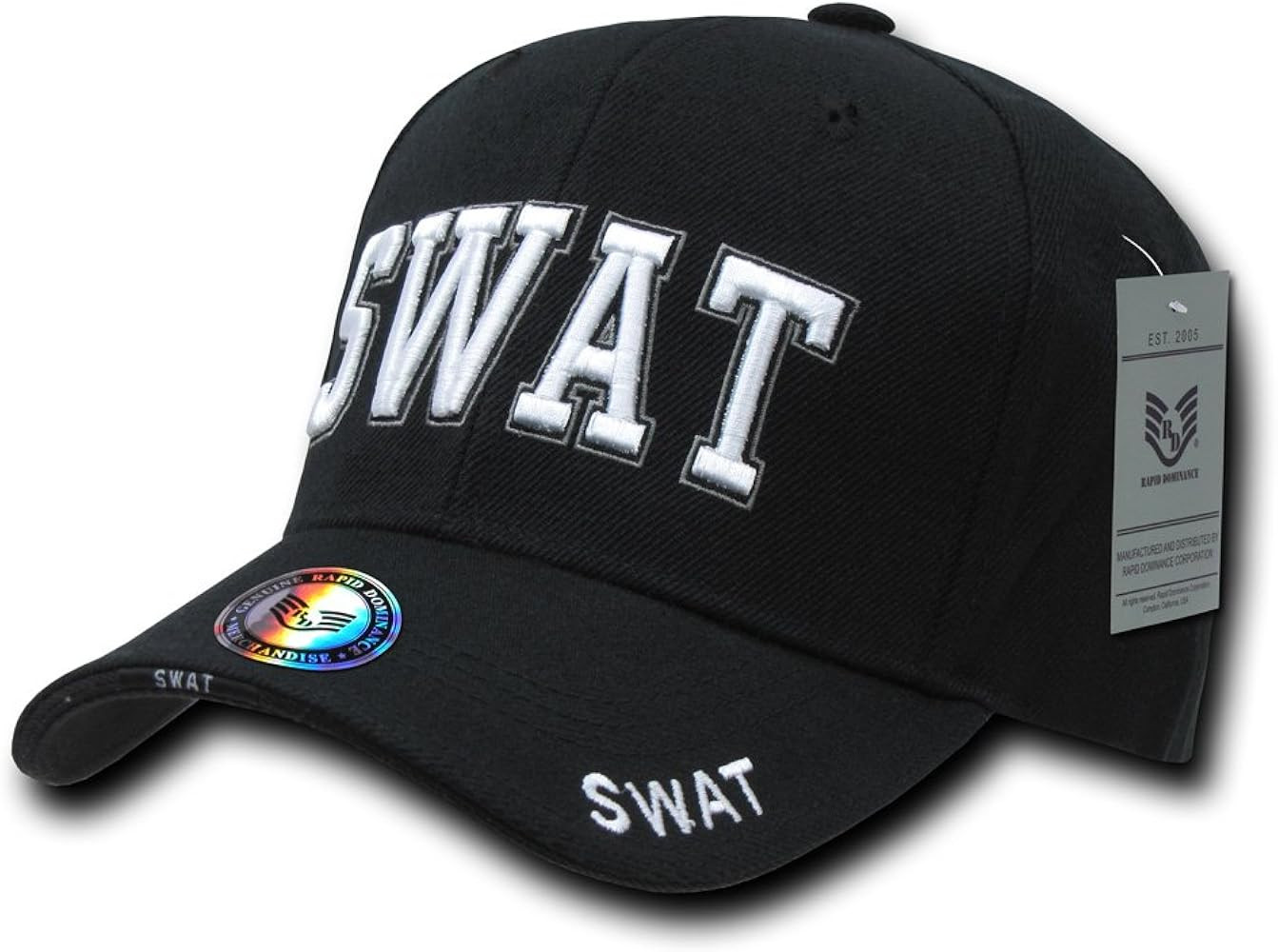 Rapid Dominance Unisex Adult Deluxe Embroidered Law Enforcement Caps - SWAT | Amazon (US)