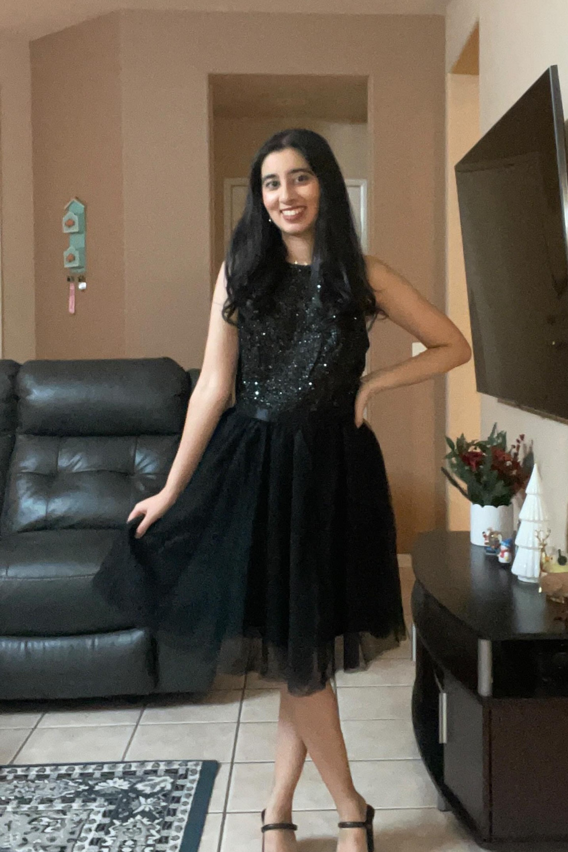 It’s like going from 0 to 60 😆😆✨✨💃🏻🪩
Putting on a party dress completely transforms my mood. 😜😂

Dress will also be linked in my Amazon storefront!! 🔗🖤✨ 

#style #fashion #stylegram #fashiongram #amazonfashion #amazonfinds #dress #partydress #nyeparty #dressingup #mood #outfits #outfitinspo #dresses #fyp #dance #feellikedancing #mood #sofun #girlsjustwannahavefun #partyoutfit