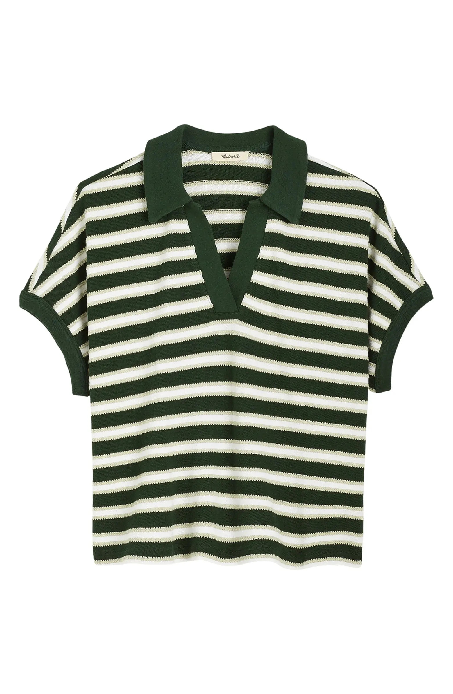 Madewell Relaxed Johnny Collar Polo | Nordstrom | Nordstrom