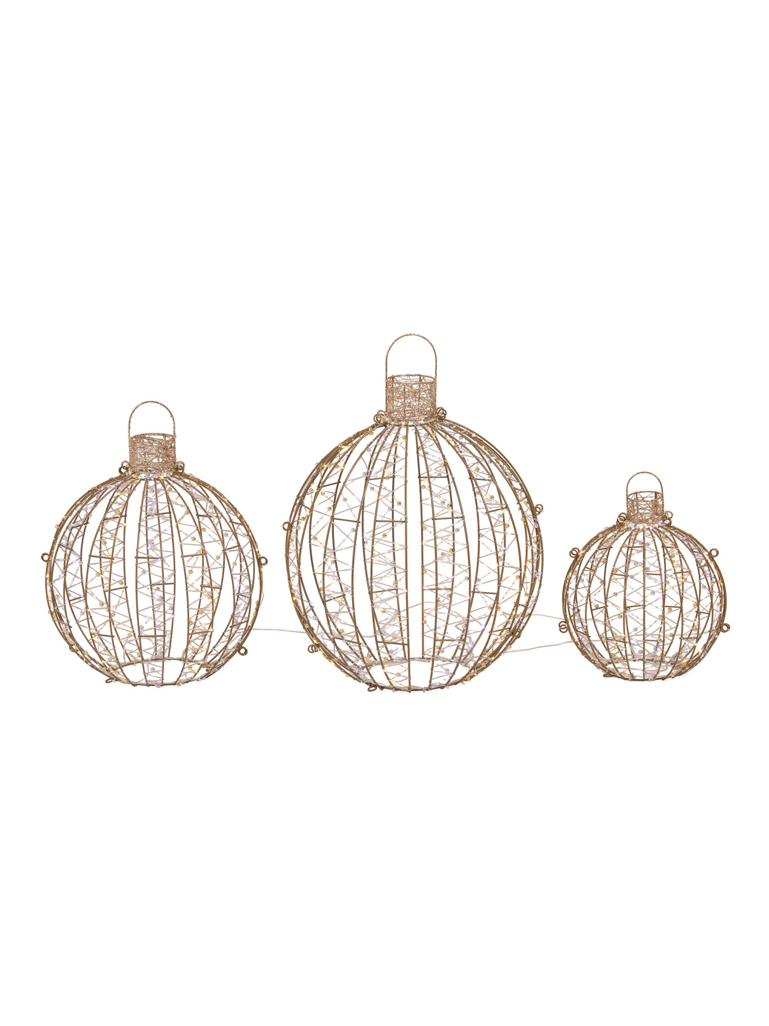 Set Of 3 Indoor Led Ornaments | Pillows & Decor | Marshalls | Marshalls