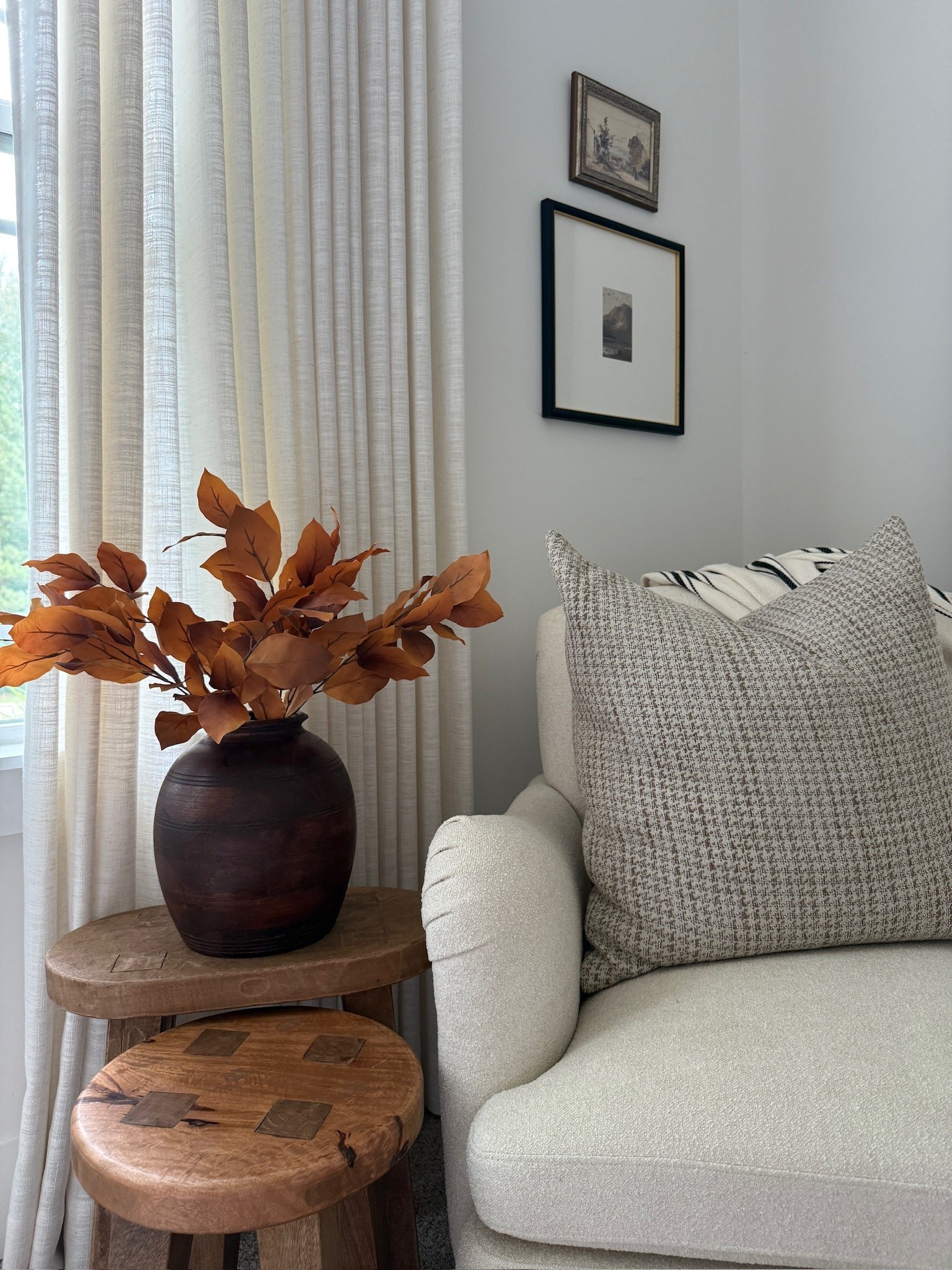 Cozy fall corner moment ✨🤎 Love this chair from Target and these stems are the perfect fall tone!

#LTKautumn #LTKHome #LTKSeasonal