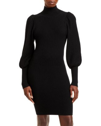 Alice and Olivia Caleb Puff Sleeve Bodycon Sweater Dress Women - Bloomingdale's | Bloomingdale's (US)