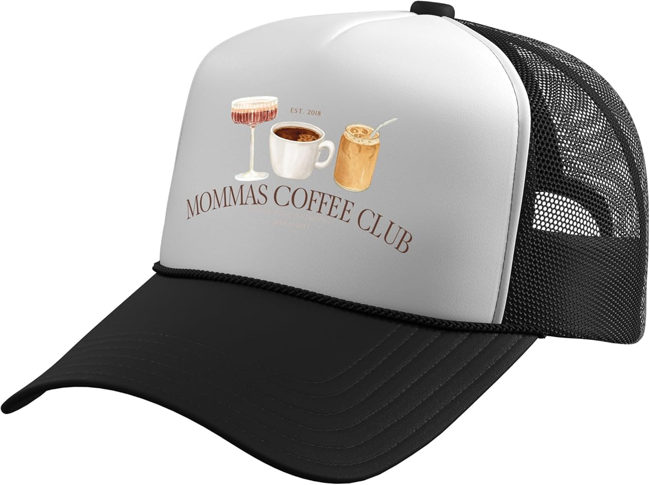 Mommas Coffee Club Trucker Hat with Adjustable Mesh Back | Amazon (US)