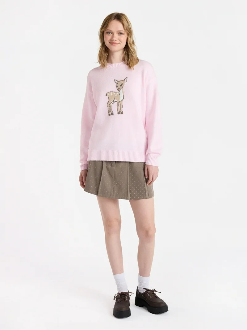 No Boundaries Fashion Icon Sweater, Midweight, Women's | Walmart (US)