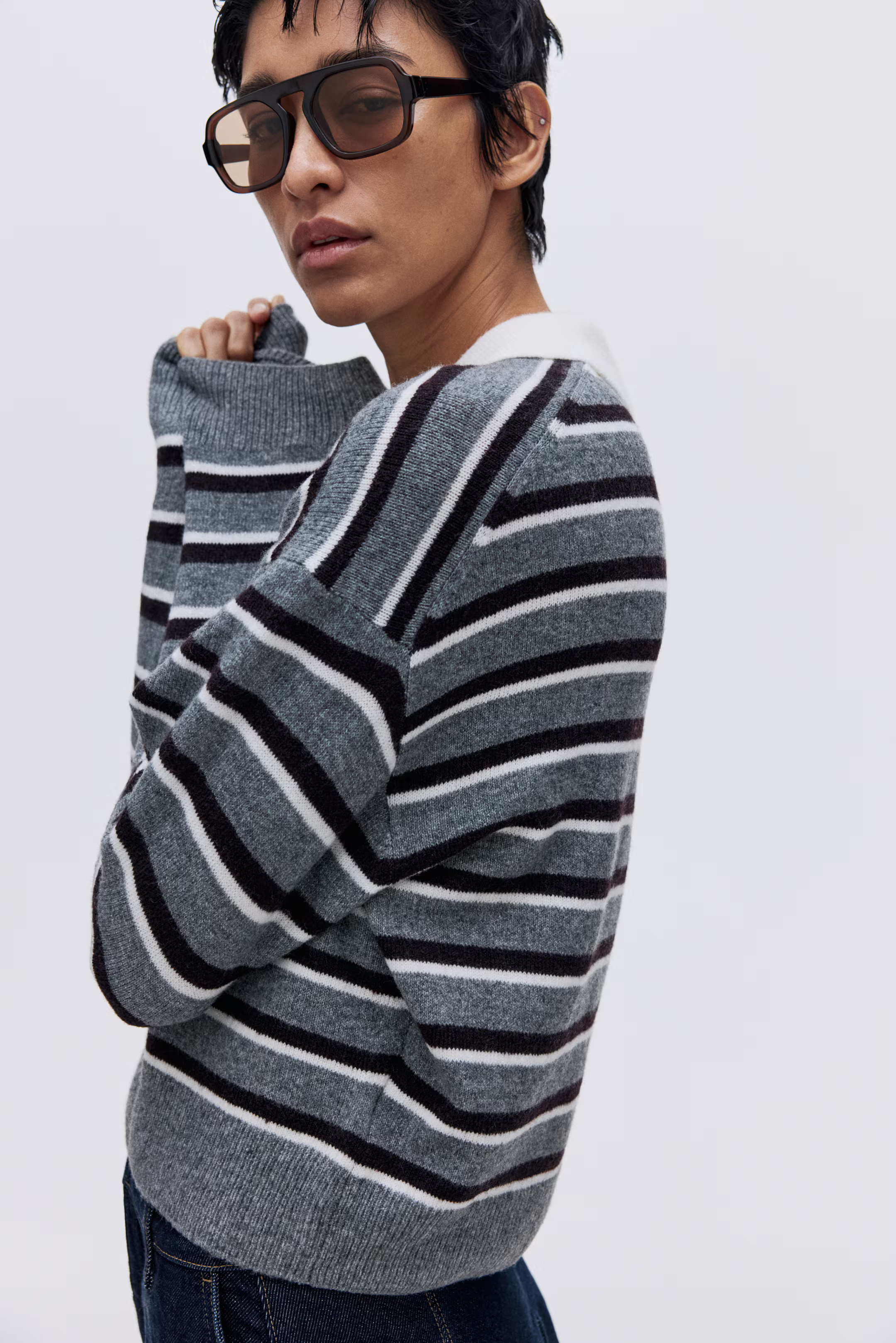 Oversized Polo Sweater | H&M (US + CA)