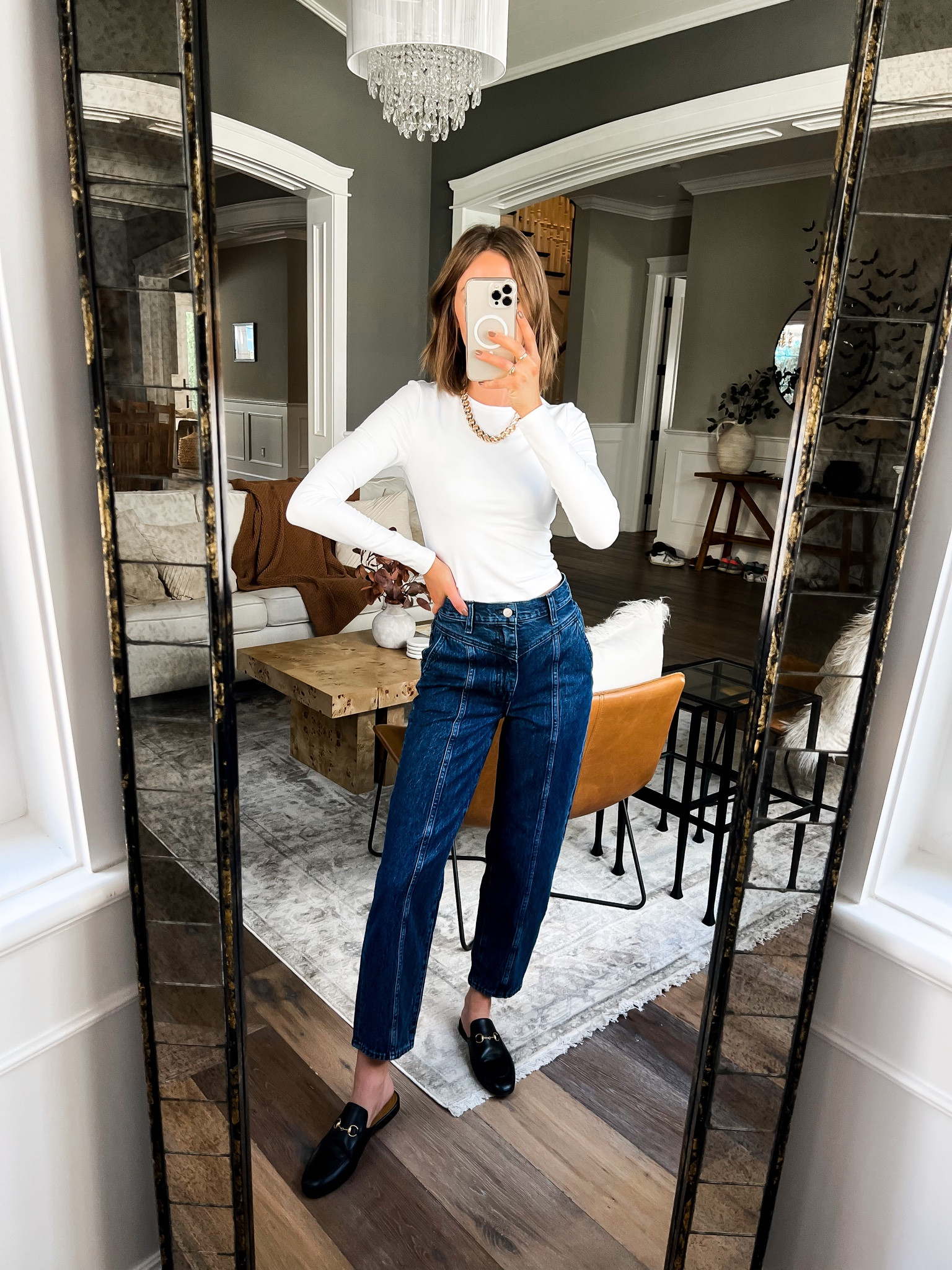 Sale top and jeans!! TTS! I find Madewell jeans I need to go down one size  

#LTKSale #LTKunder50 #LTKstyletip