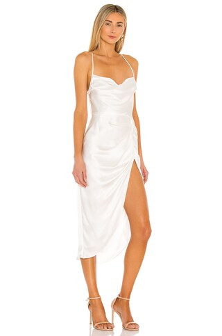 Amanda Uprichard X REVOLVE Jasalina Dress in Ivory from Revolve.com | Revolve Clothing (Global)