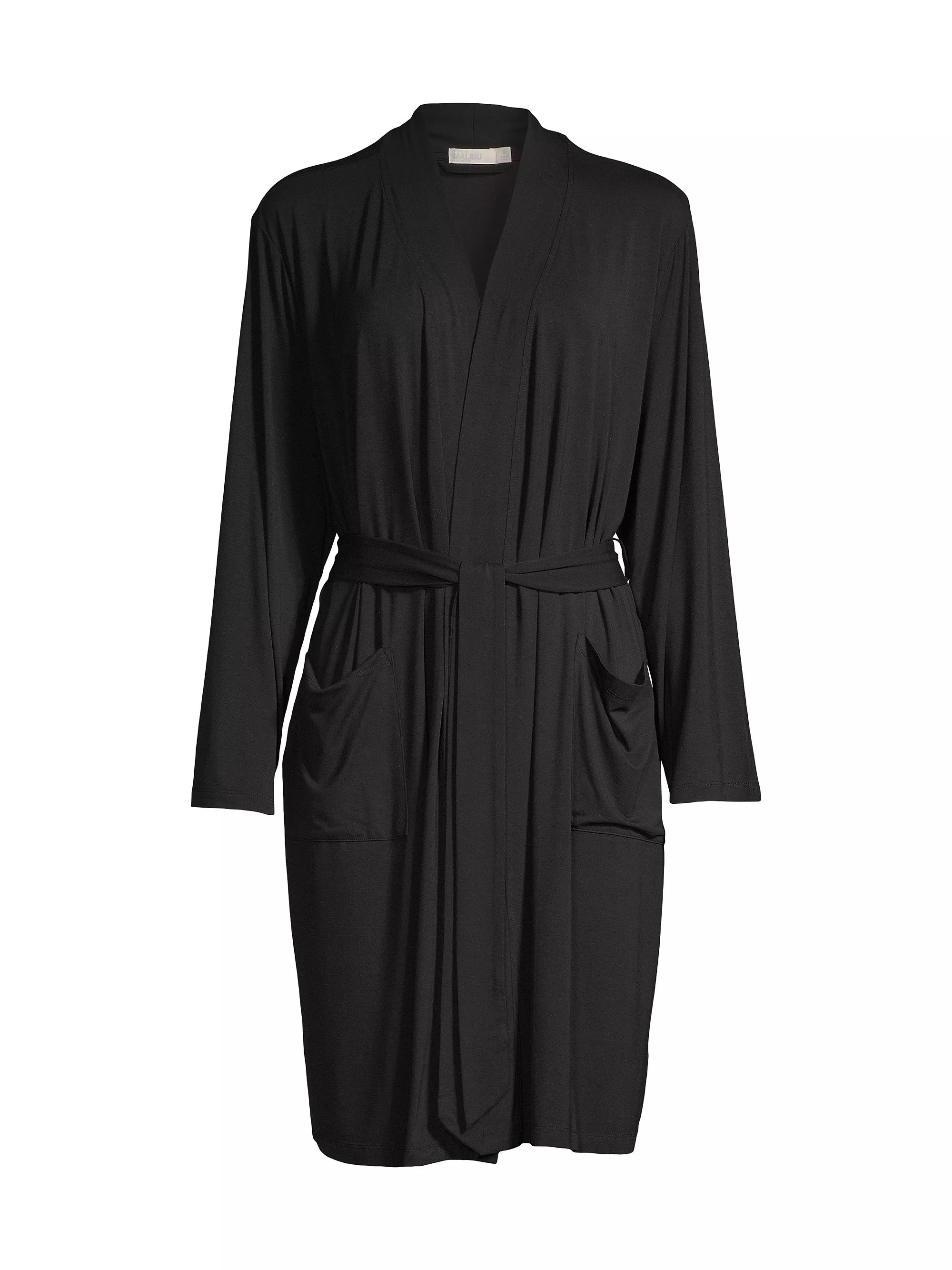 Malibu Belted Jersey Short Robe | Saks Fifth Avenue