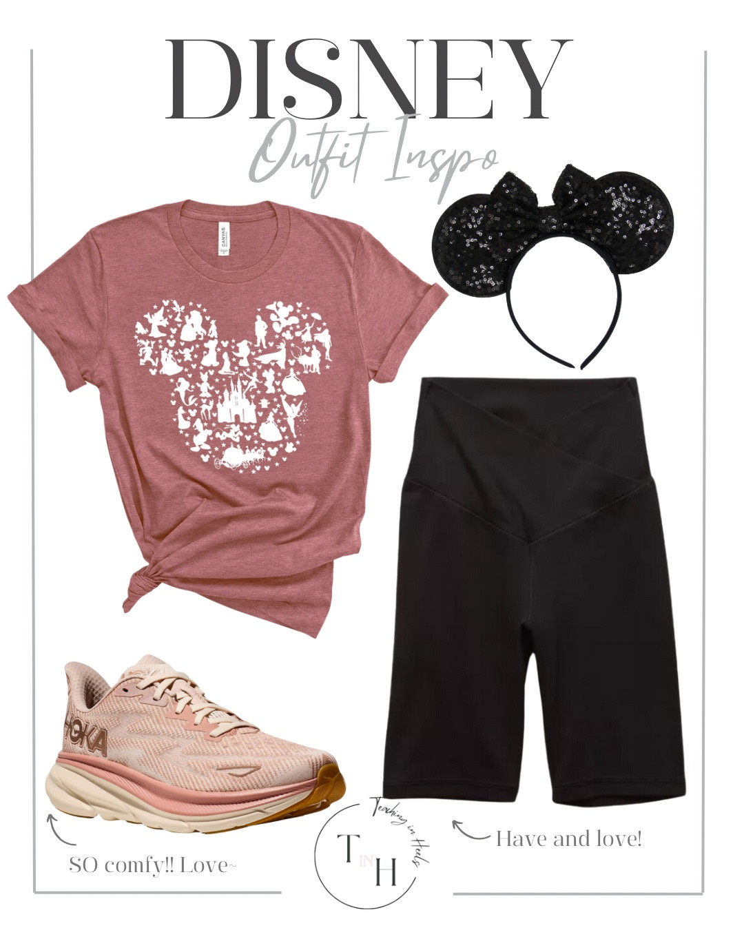 Disney shirt  bike shorts  black minnie ears  hoka sneakers  disney ootd  disney world  disneyland  teacher style  teacher work style workwear  business casual  business office outfit  teacher ootd  teacherfit   ootd  shirt trendteacher  teacher outfits  teach

#LTKSaleAlert #LTKSeasonal #LTKTravel