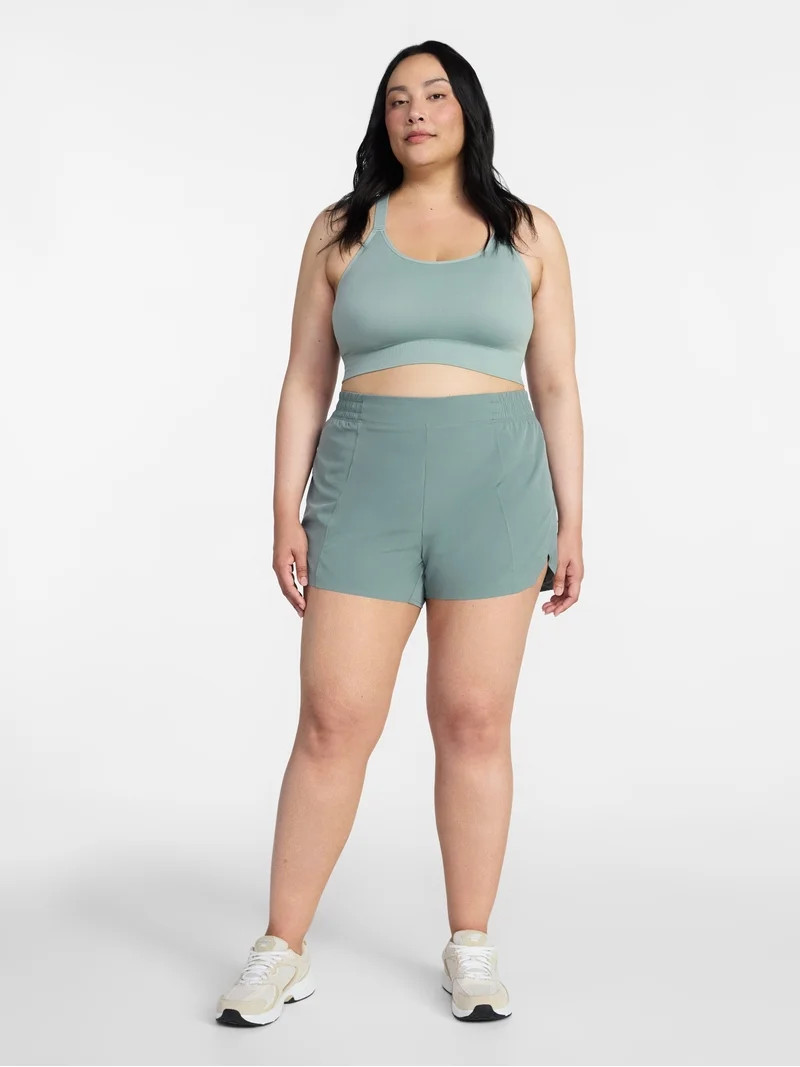 Avia Women's Seamed Run Shorts, Sizes XS-XXXL | Walmart (US)