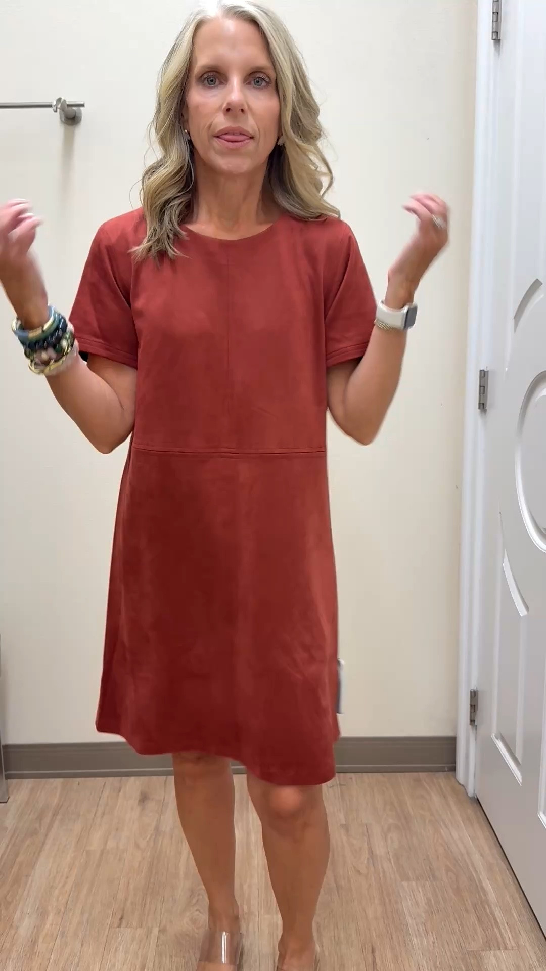 The perfect workwear/church dress. Wearing small from @Belk 
Use COAST20 on bracelet stack from @ALLIE+BESS @Belk

#LTKgrwm #LTKootd #LTKWorkwear