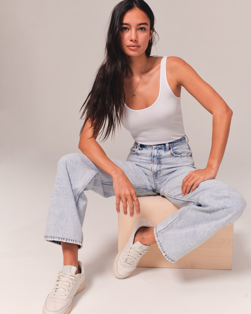 High Rise Loose Jean | Abercrombie & Fitch (US)