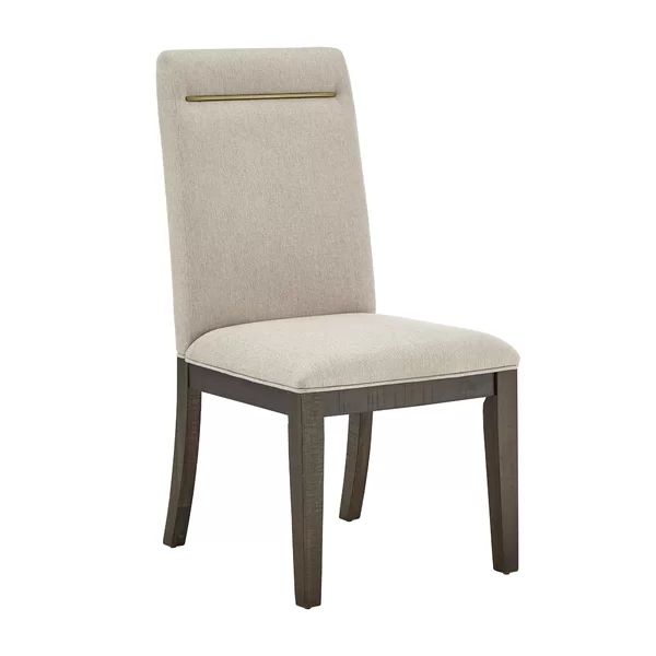 Lachlan Linen Upholstered Side Chair in Beige (Set of 2) | Wayfair North America