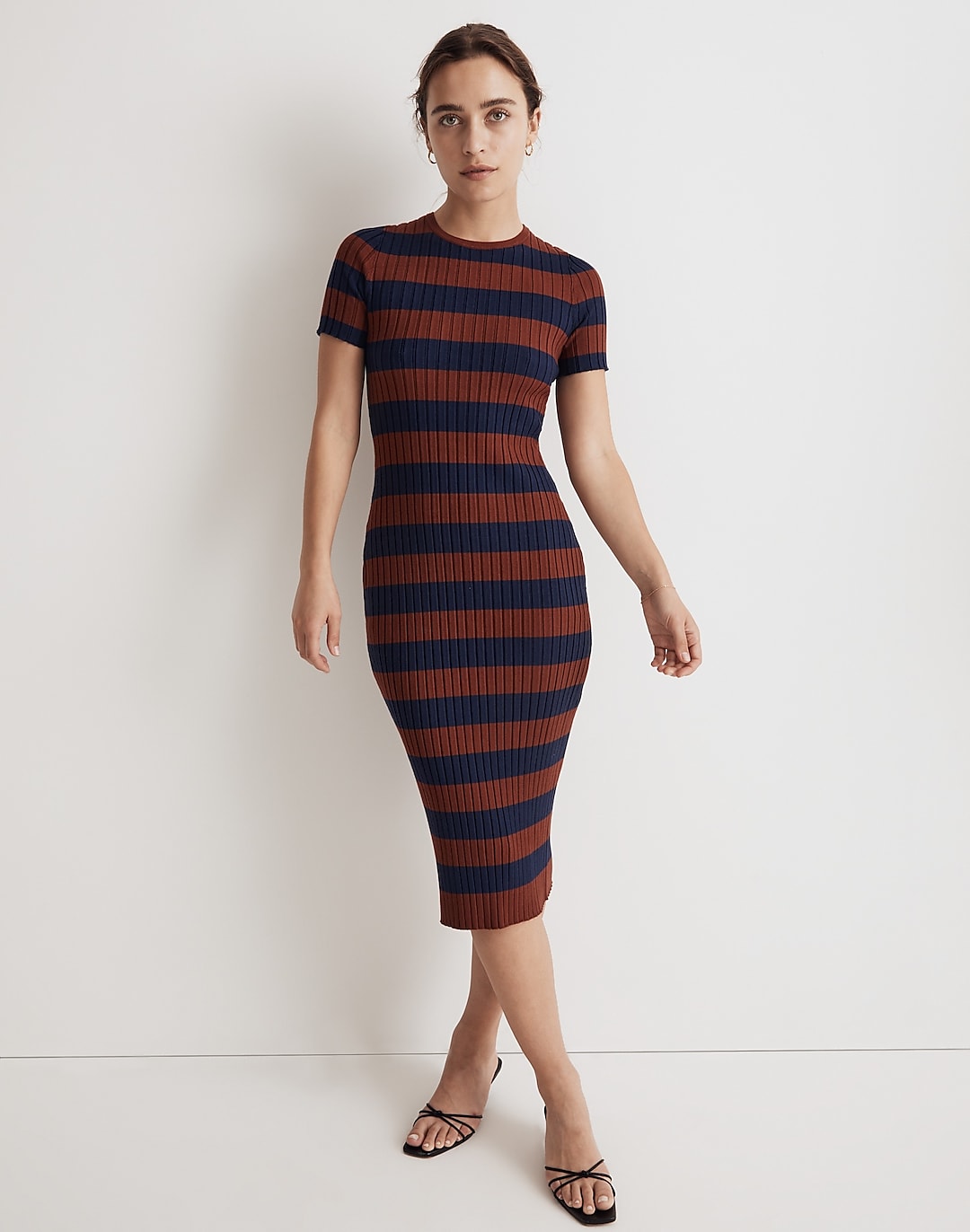 Ribbed Midi Sweater Dress | Madewell