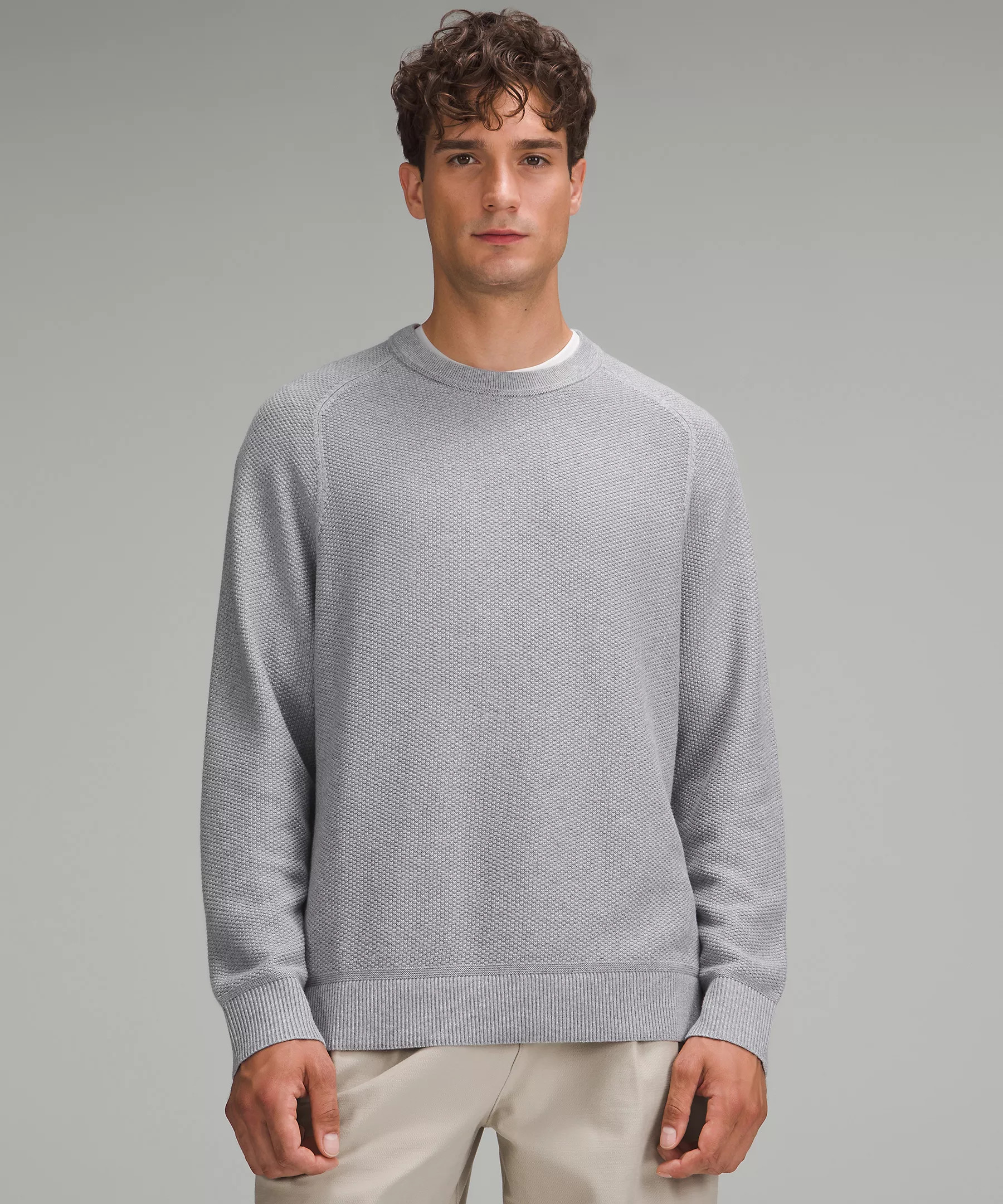 Textured Knit Classic-Fit Crewneck Sweater | Lululemon (US)