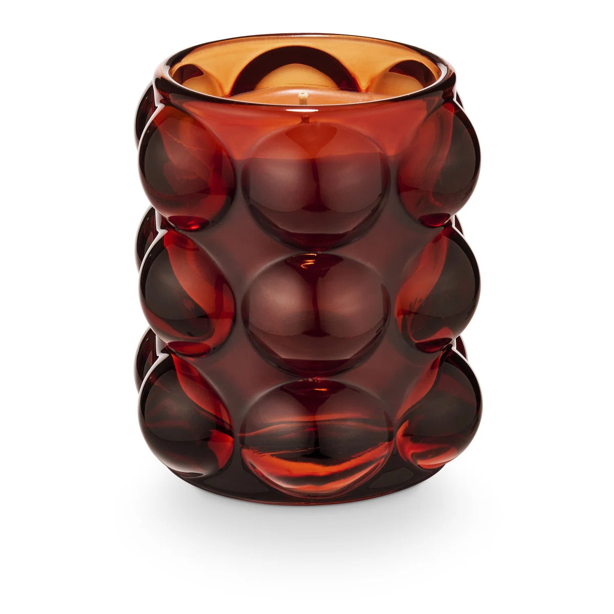 Gilded Citrus Bubble Glass Candle | Wayfair North America