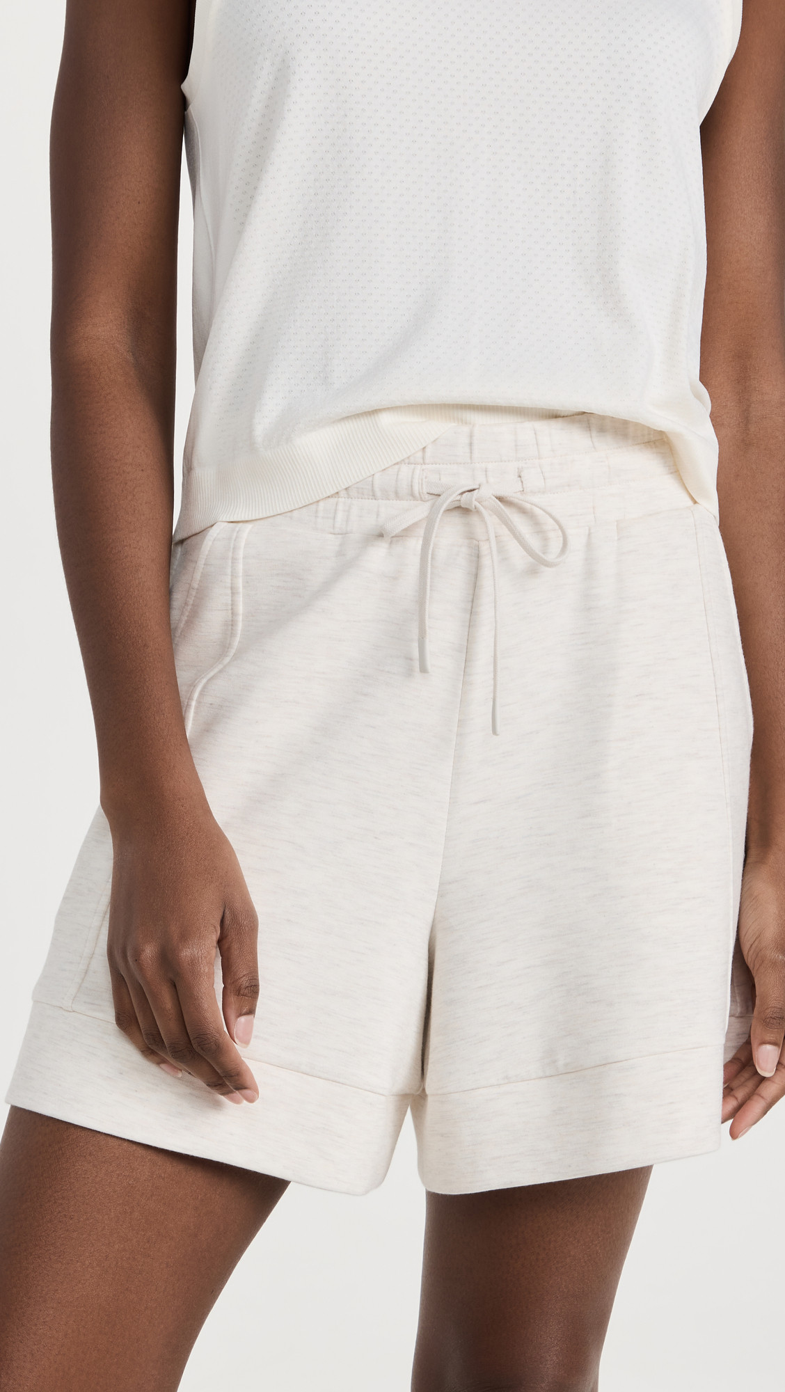 Varley Alder Shorts Ivory Marl M | Shopbop