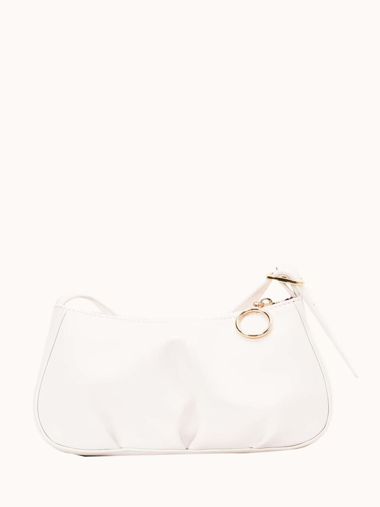 Ruched Detail Shoulder Bag | SHEIN