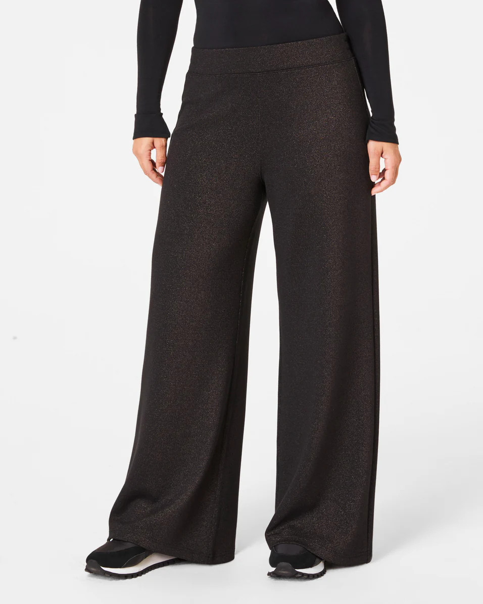 SPANX® AirEssentials Wide Leg Pant with Shimmer | Spanx