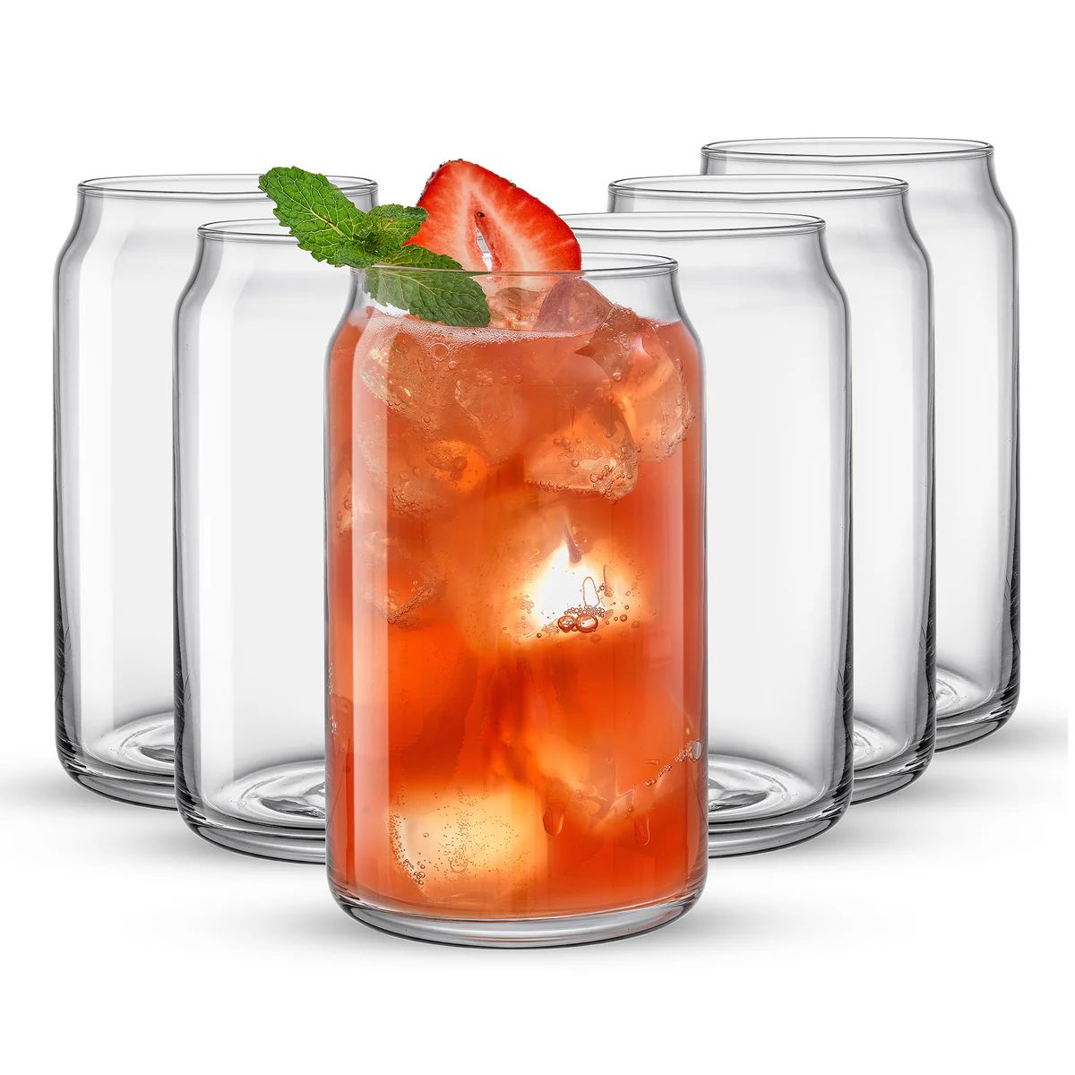 Classic Can Shape Tumbler Drinking Glass Cups | JoyJolt