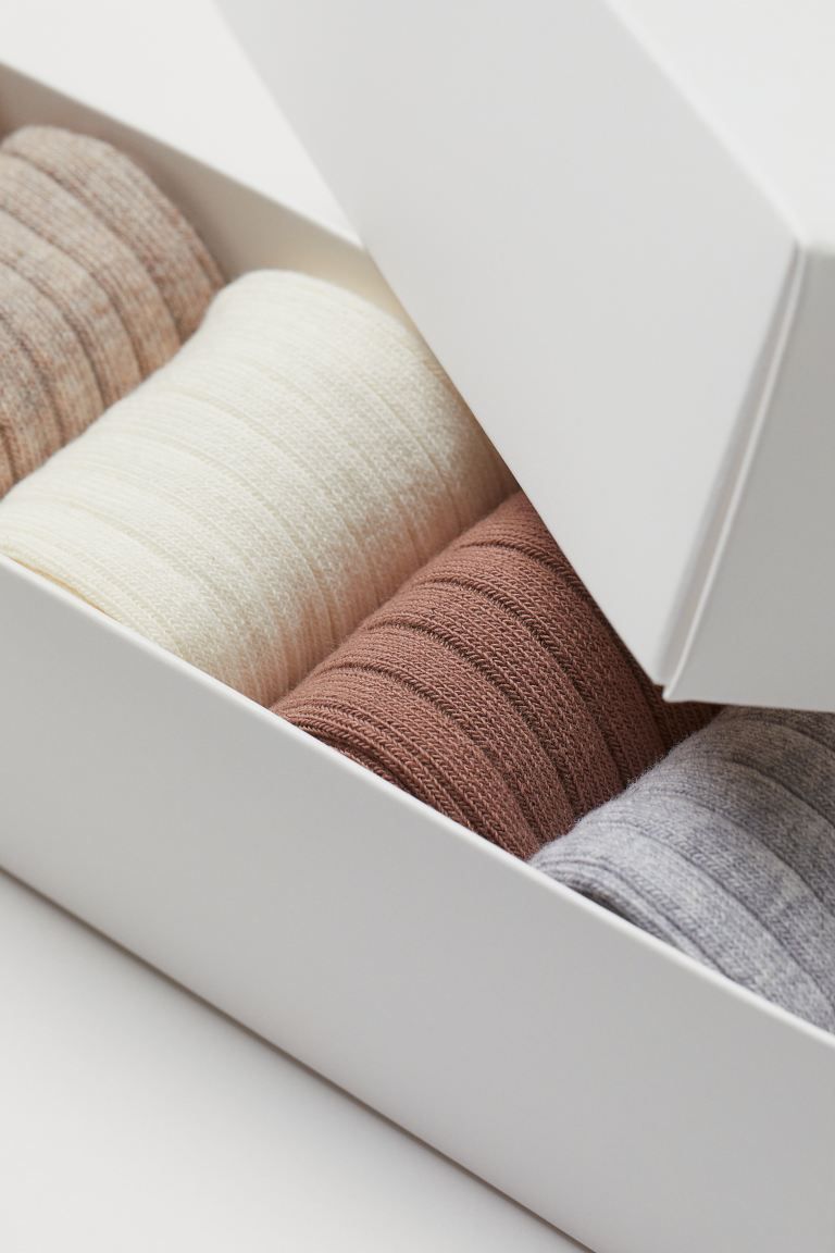 4-pack Socks | H&M (US + CA)