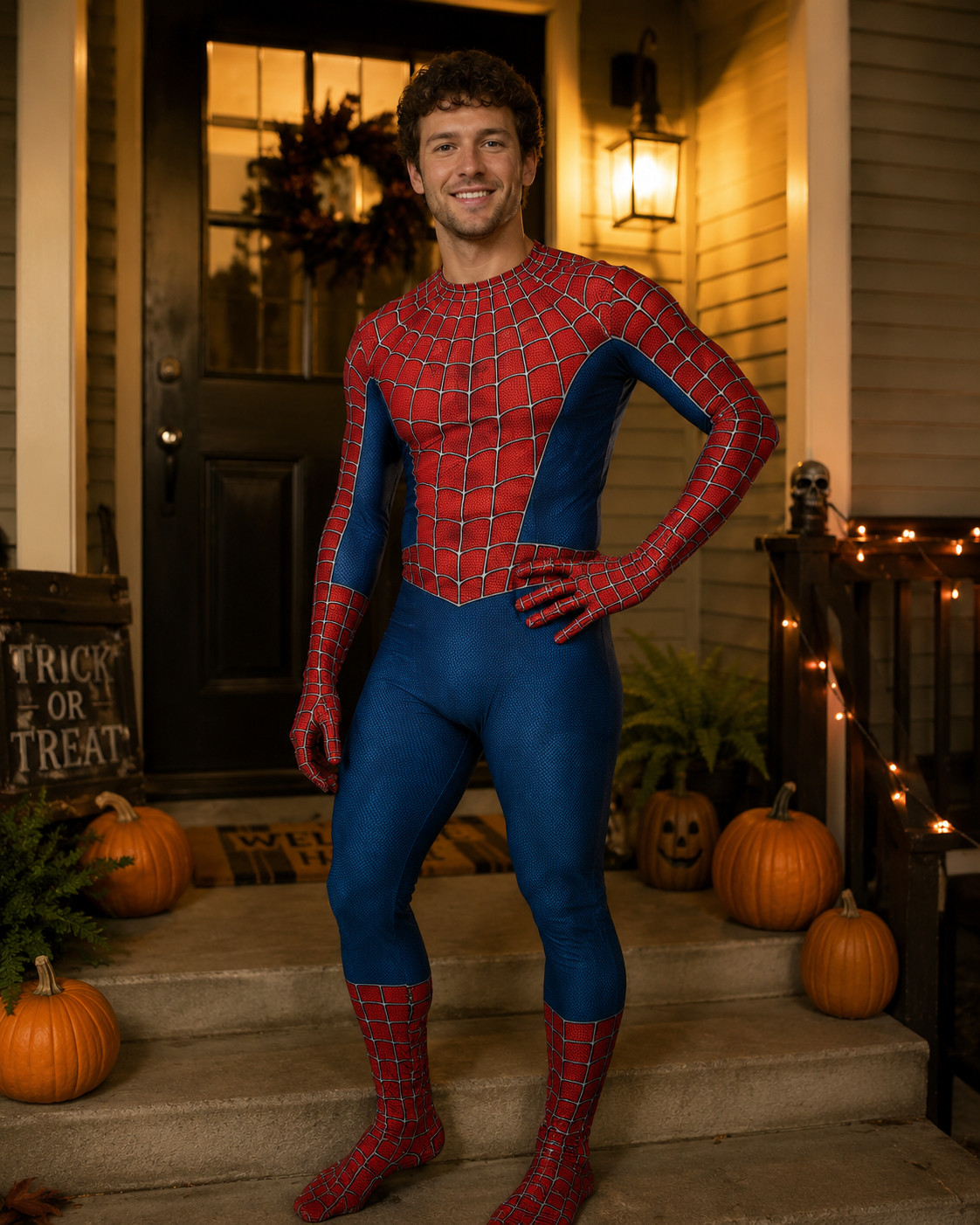 Such a fun Spider-Man costume for Halloween 🕷️❤️ This classic red and blue Spider-Man look is perfect for Halloween parties, trick-or-treating, porch pics, or a fun superhero-themed night. Such an easy costume idea for guys who want something recognizable, playful, and totally festive for spooky season. Definitely saving this one for Halloween! 🎃✨

#SpiderManCostume #HalloweenCostume #MensHalloweenCostume #SuperheroCostume #HalloweenLook #HalloweenParty #HalloweenOutfit #HalloweenCostumeIdeas #SpookySeason #HalloweenFinds #CostumeIdeas #Halloween2026 #LTKFinds #LTKHalloween 

 #LTKSeasonal #LTKSaleAlert #LTKMens