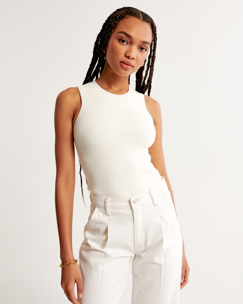 Women's Ottoman Crew Tank | Women's Tops | Abercrombie.com | Abercrombie & Fitch (US)