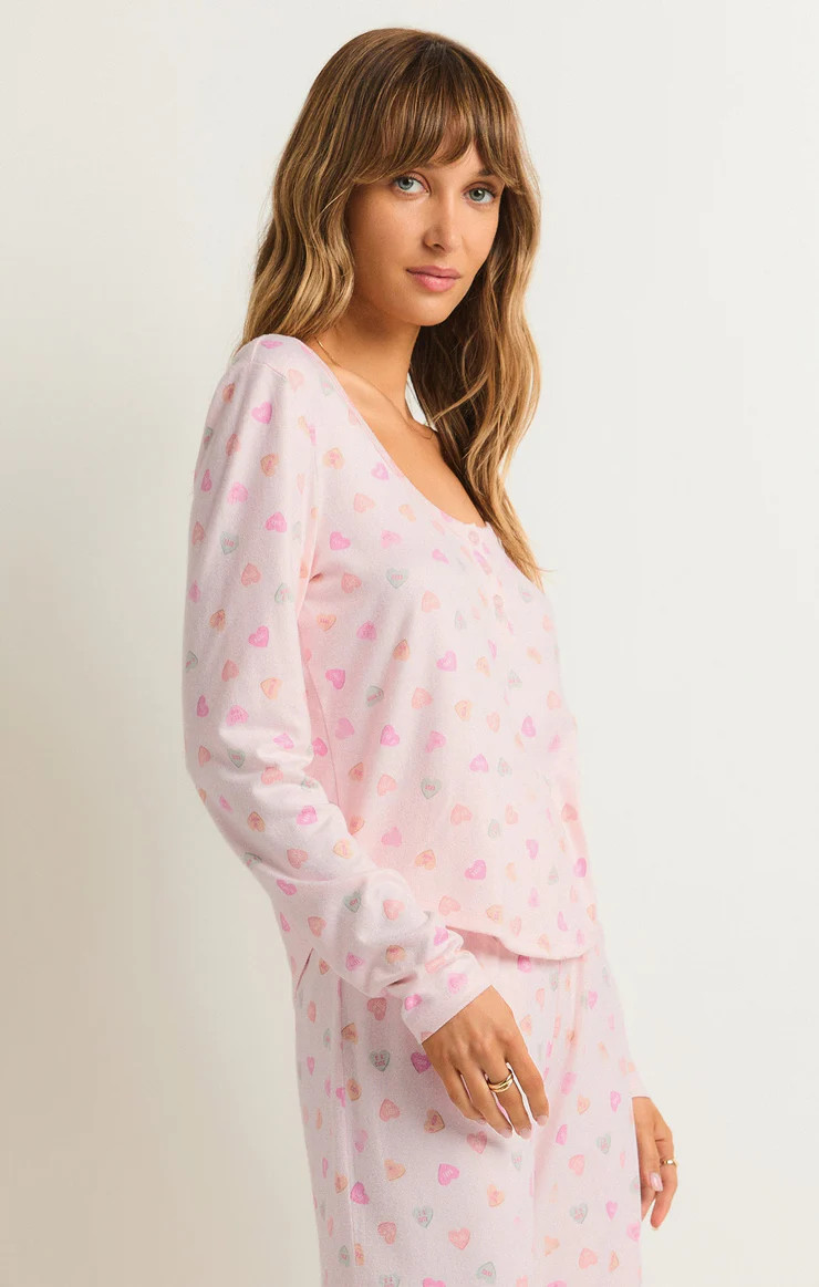 Candy Hearts Long Sleeve Top | Z Supply