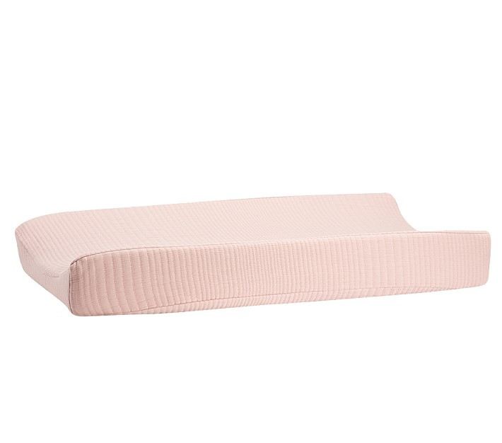 west elm x pbk Organic Matelasse Changing Pad Cover | Pottery Barn Kids
