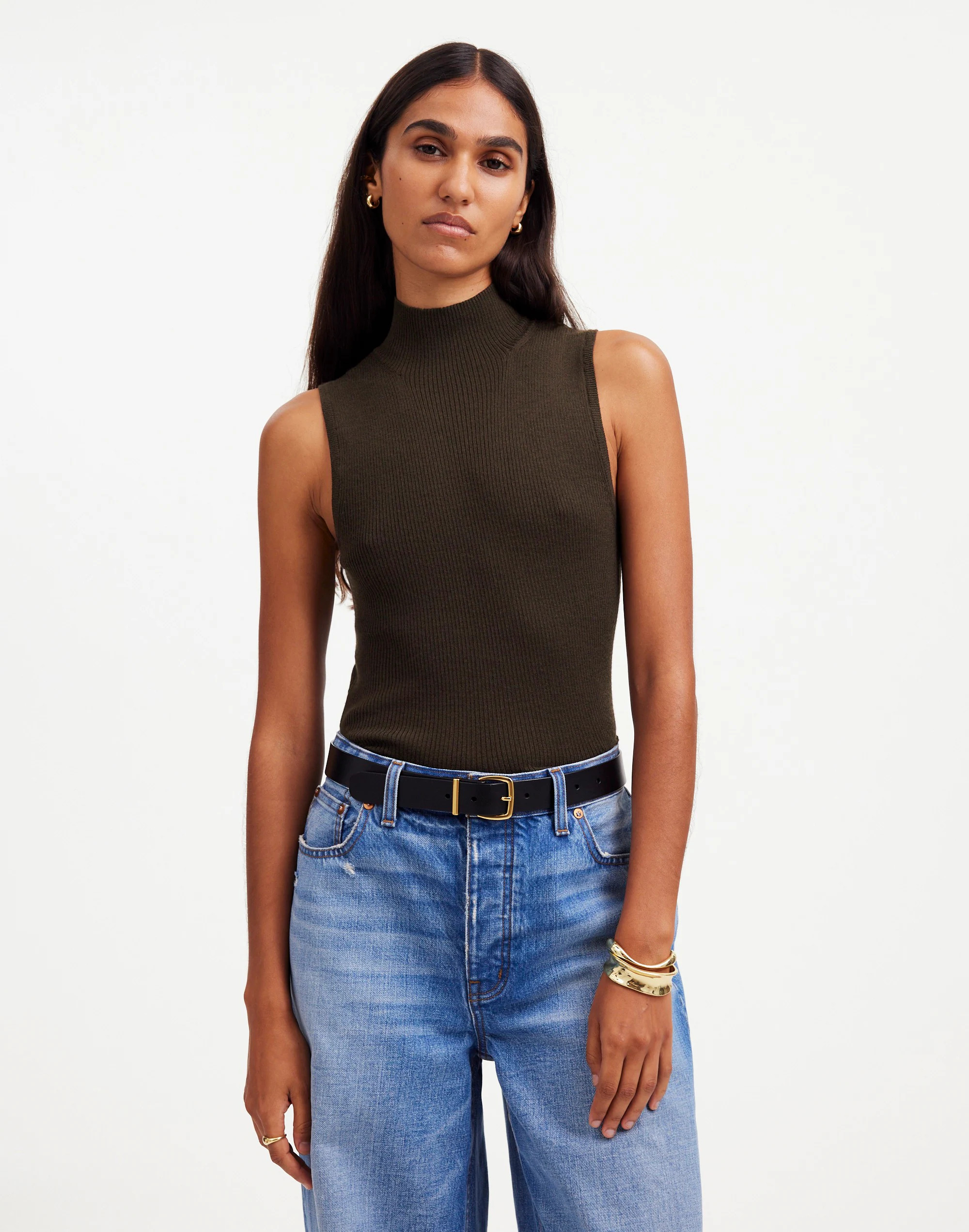 Merino Wool-Silk Sweater Tank | Madewell | Madewell