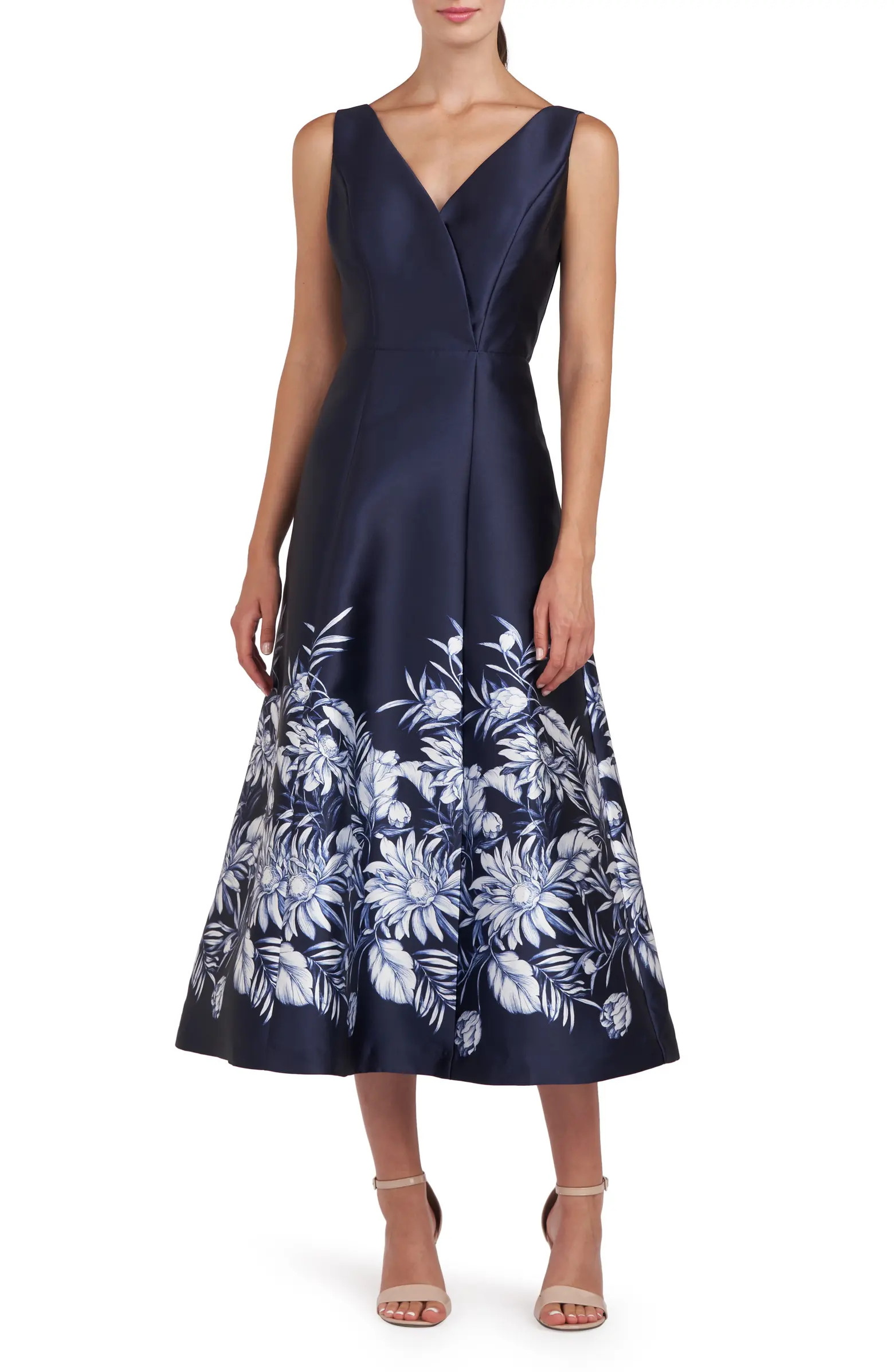Hattie Floral A-Line Cocktail Dress | Nordstrom