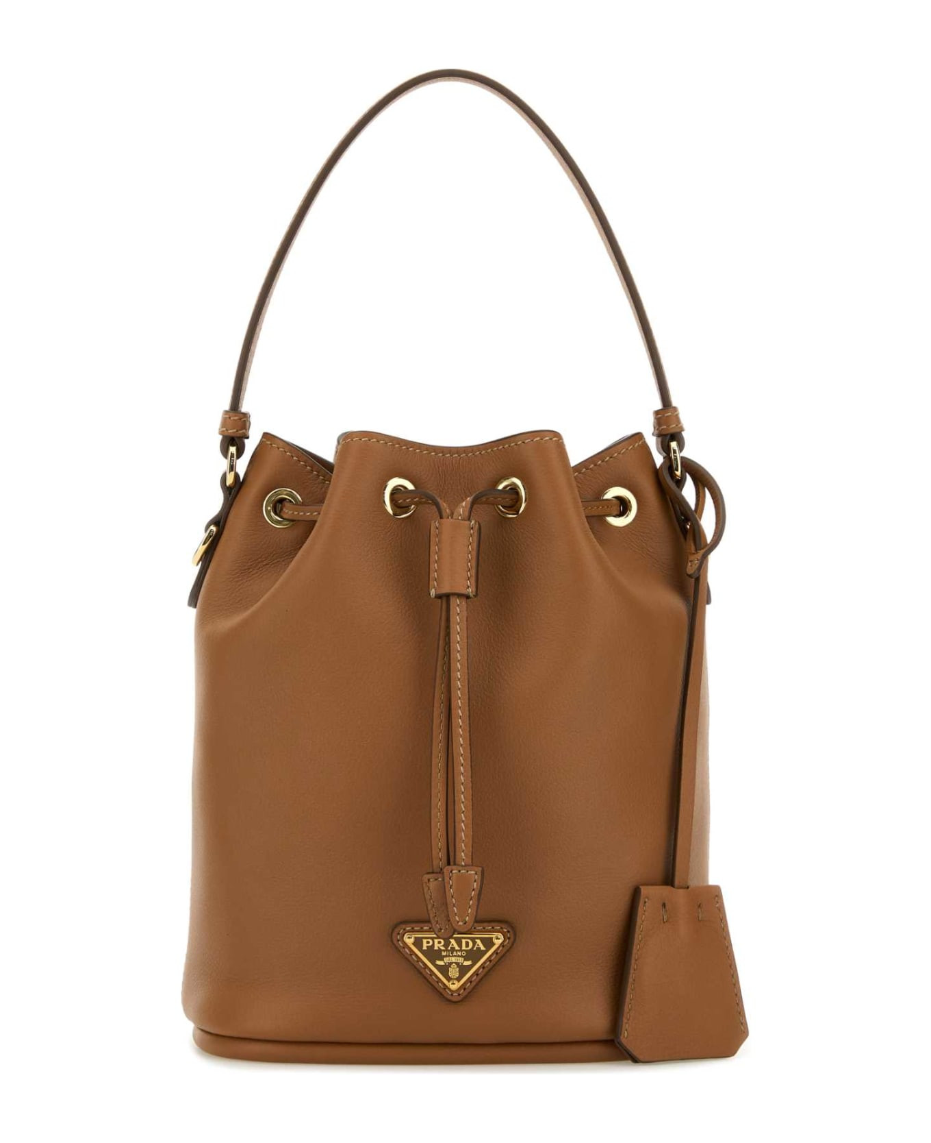 Caramel Leather Re-edition 1978 Bucket Bag | Italist.com US