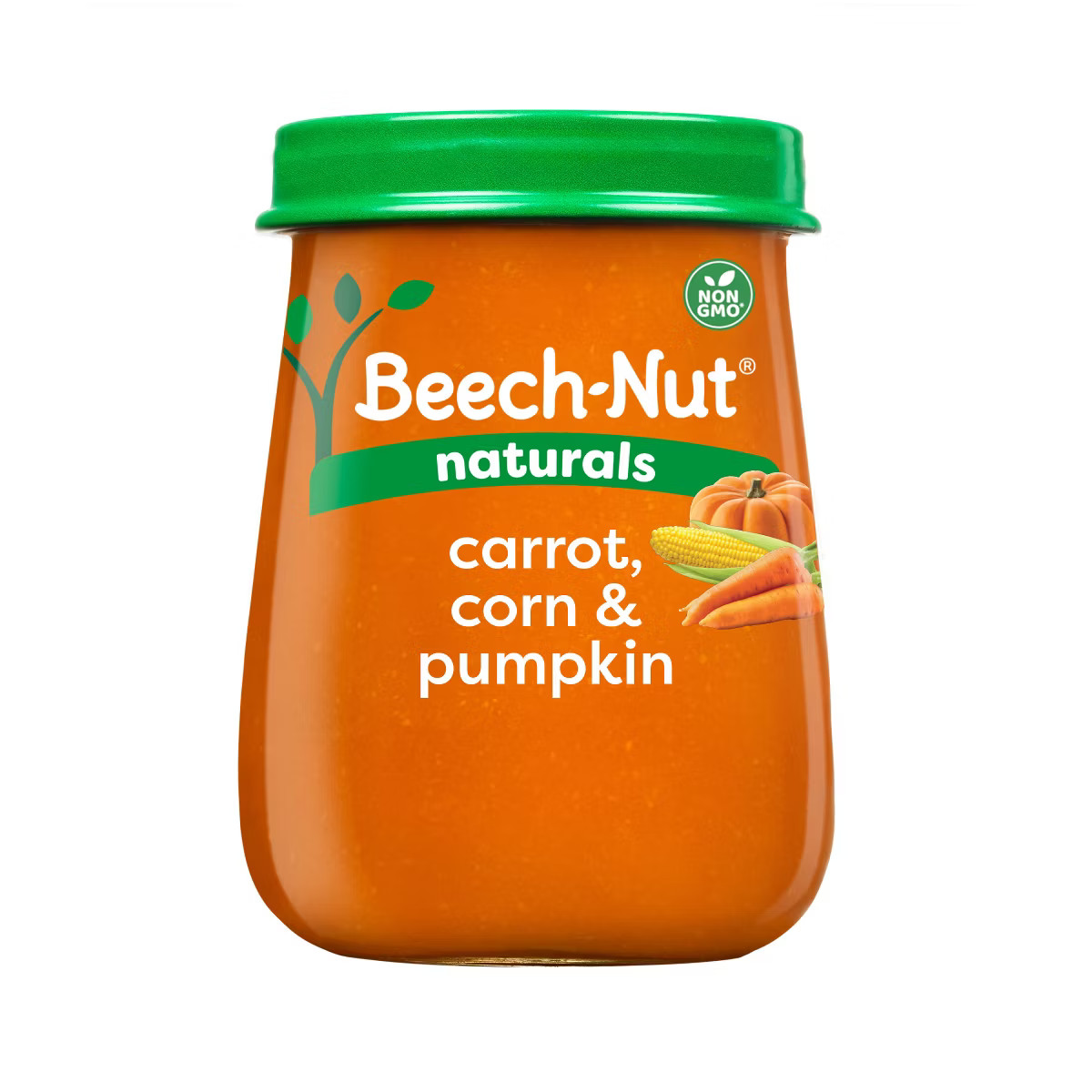 Beech-Nut Non-GMO Naturals Carrots, Sweet Corn & Pumpkin Baby Food Jar - 4oz | Target