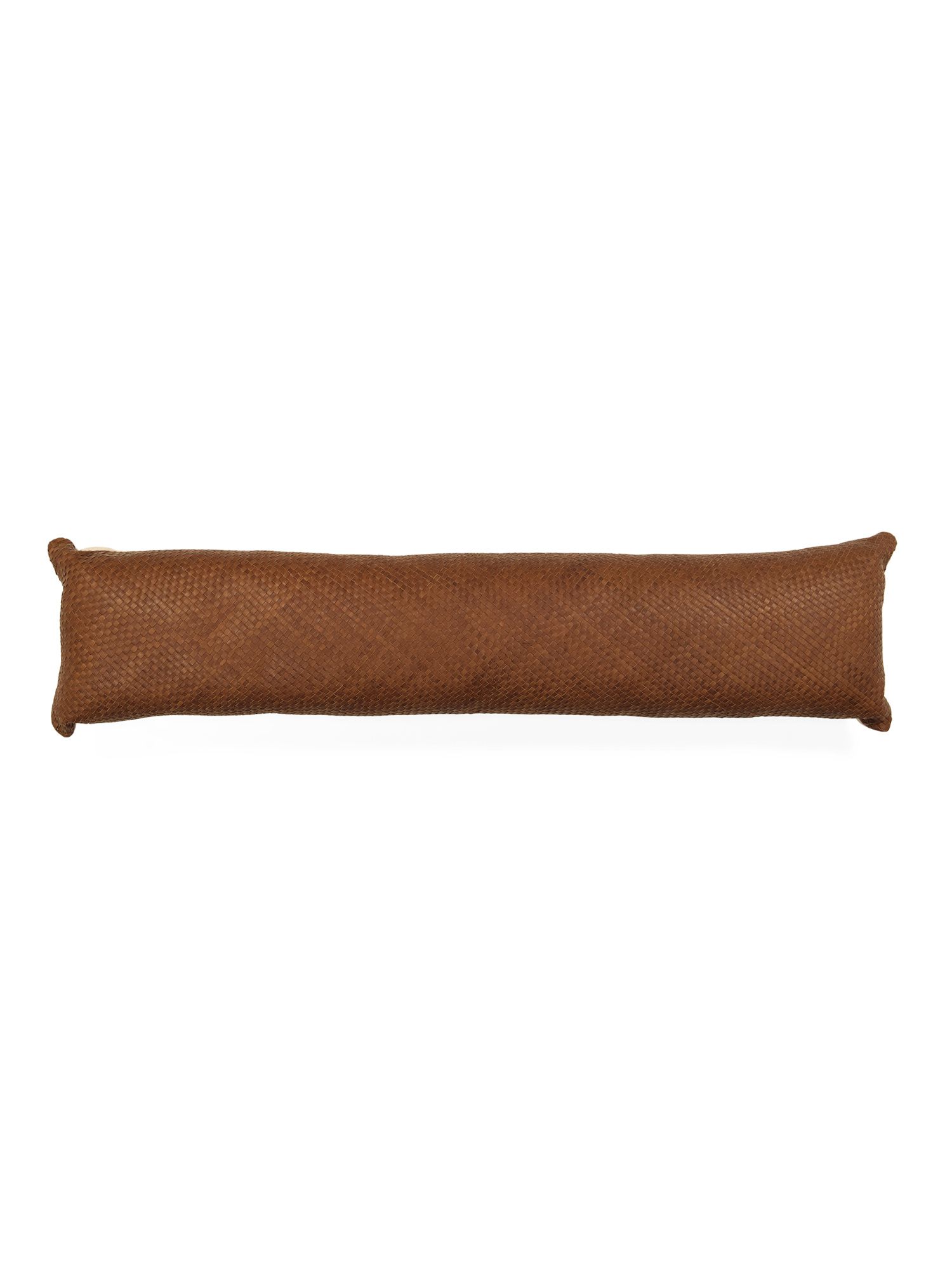 12x48 Genuine Leather Oversized Lumbar Pillow | TJ Maxx