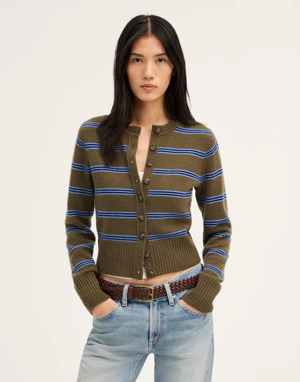 Crewneck Cardigan in 100% Cashmere | Madewell