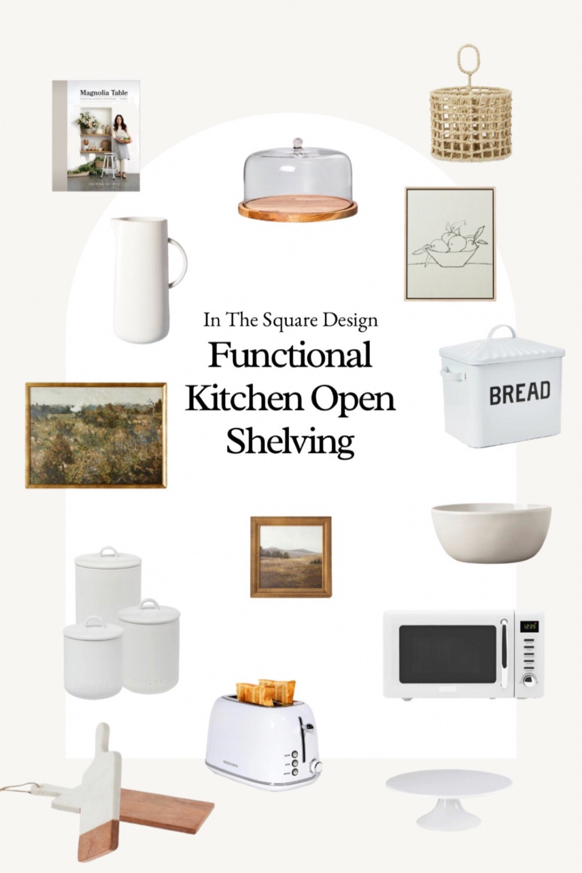 Functional Kitchen Open Shelving

Kitchen decor, kitchen accessories, cake stand, wood cake stand, bread box, white microwave, white toaster, white canisters, white pitcher, kitchen artwork 


#LTKhome #LTKstyletip #LTKunder100